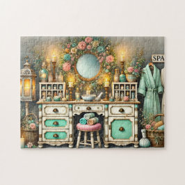 Badezimmer Schminktisch Shabby Chic Wellness Schra