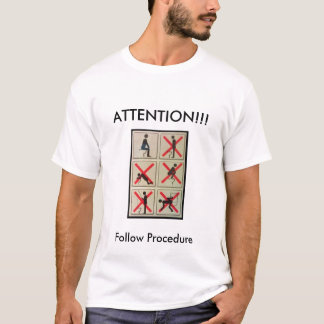 Badezimmer-Zeichen T-Shirt
