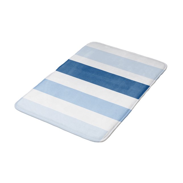 Badezimmermatte Dunkelblau Badematte (Schrägansicht)