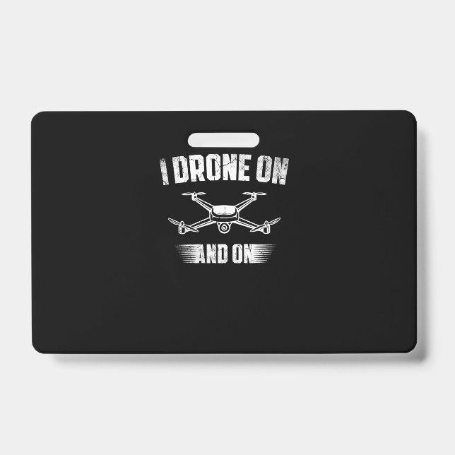 Badge 20.Drones pour un pilote de drone (Face)