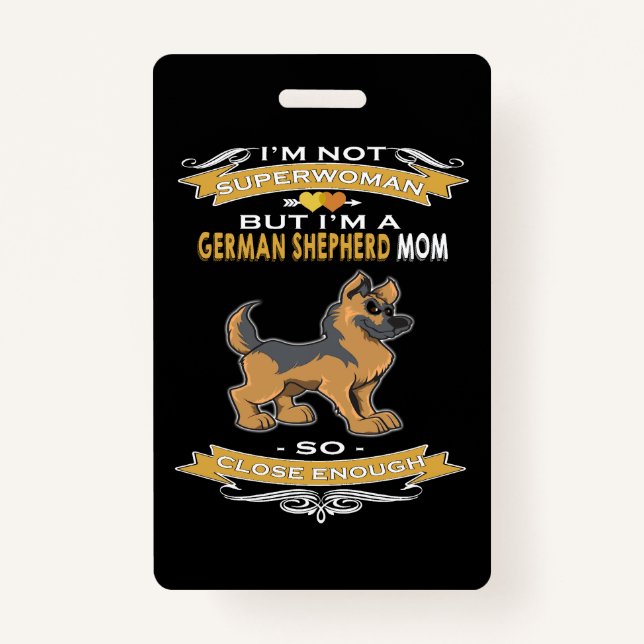 Badge 2 Je ne suis pas Superfemme, mais je suis une mère (Devant)