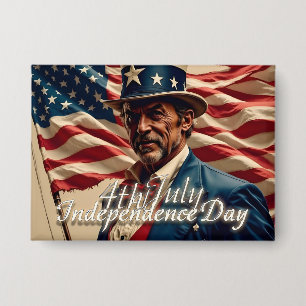 Badge 4 juillet - Esprit d'indépendance