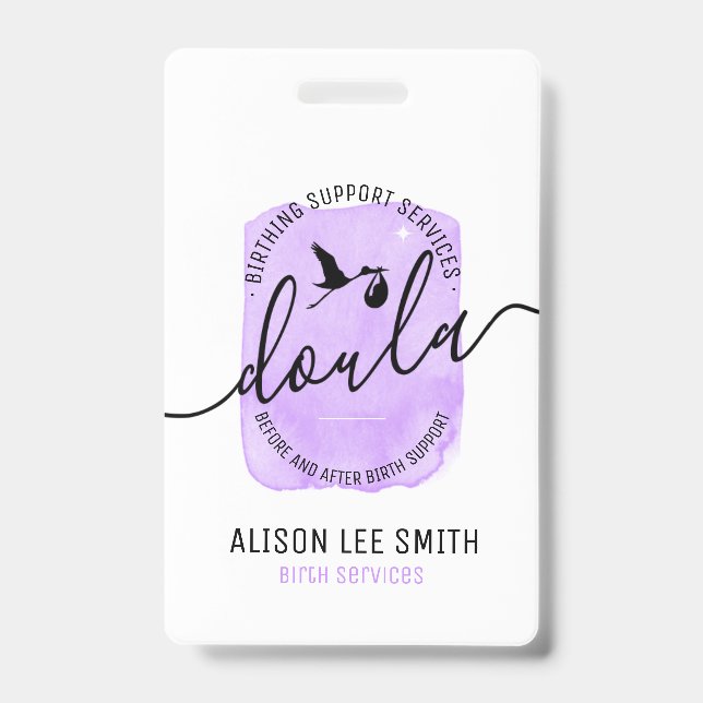 Badge Accompagnatrice de naissance (Avant)
