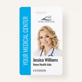 Badge Accueil Aide à la santé - photo Médicale ID photo 