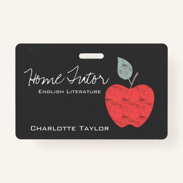 Badge Accueil Tutor Enseignants Apple Business Personnal (Devant)