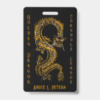 Adhésion à la ligue de cornhole du dragon noir gri