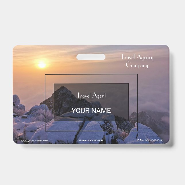 Badge Agence de voyages (Avant)