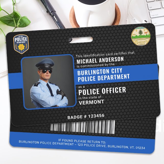 Badge Agent de police personnalisé - Application de la l (Créateur téléchargé)