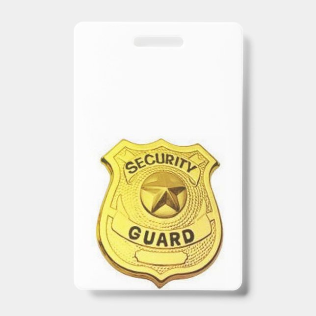 Badge Agent de sécurité (Avant)