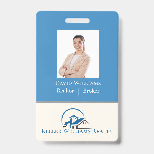 Badge Agent immobilier définissez votre logo Agences imm