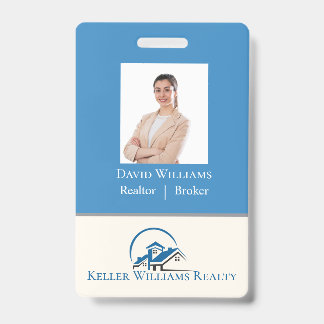 Badge Agent immobilier définissez votre logo Agences imm