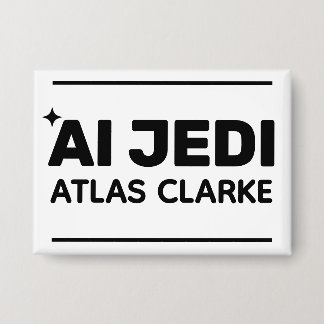 Badge AI Jedi™ Button (Customize It!)