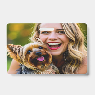 Badge Ajouter une photo de Yorkshire Terrier Personnalis