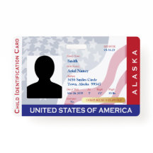 ALASKA - Carte d'identité enfant