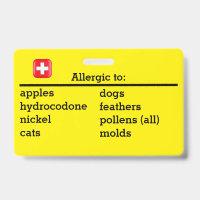 Allergies et conditions