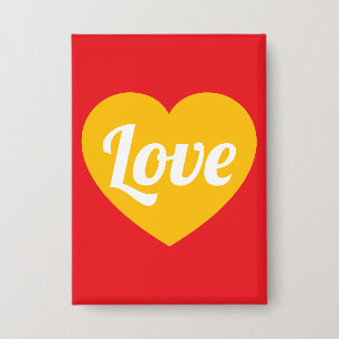 Badge Amour,cœur,personnalisé