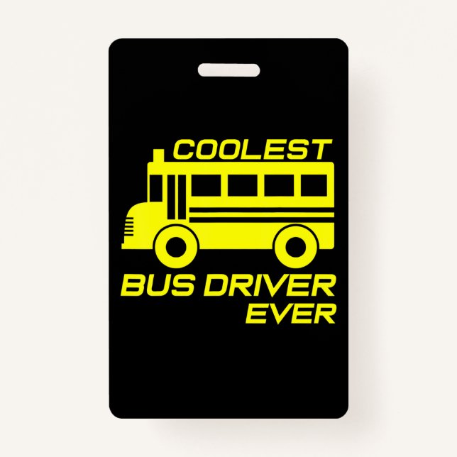 Badge amour conducteur de bus scolaire conducteur de bus (Devant)