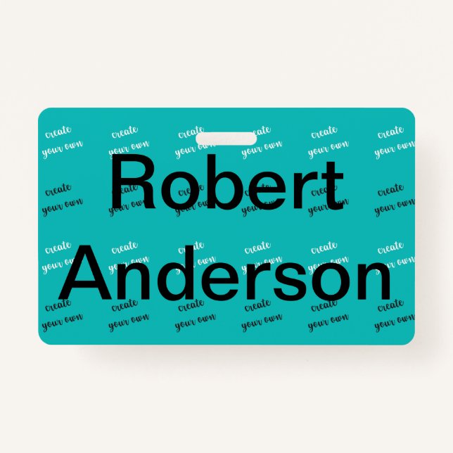 Badge Amusants Créez votre propre meilleur (Devant)