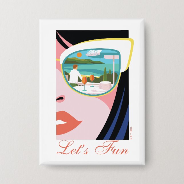 Badge Amusons-nous - Le Lotus Blanc (Recto)