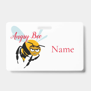 Badge Angry Bee Thunder_Cove