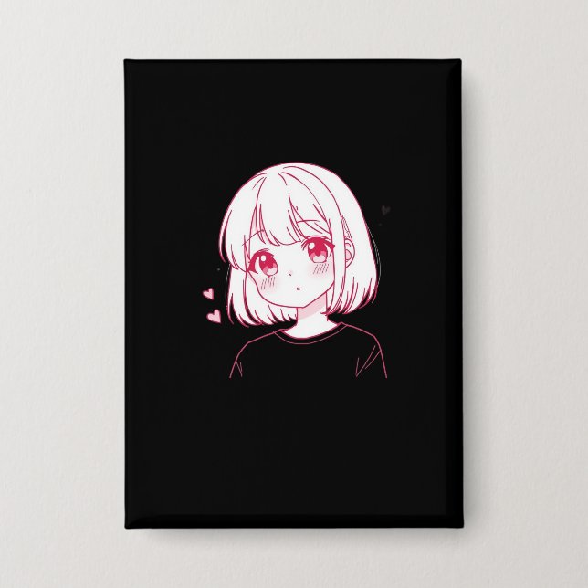 Badge "Anime Love Vibes" (Recto)