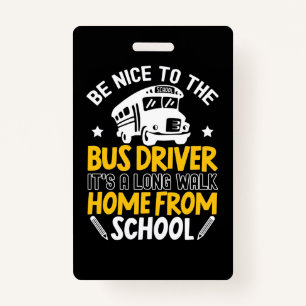 Badge Appréciez Le Conducteur De Bus