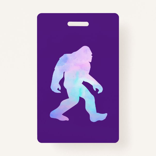 Badge Aquarelle Bigfoot (Devant)