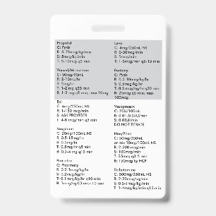 BADGE ARMC MEDS