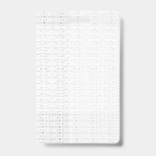 Badge Arrière - plan blanc avec un motif extensible de p