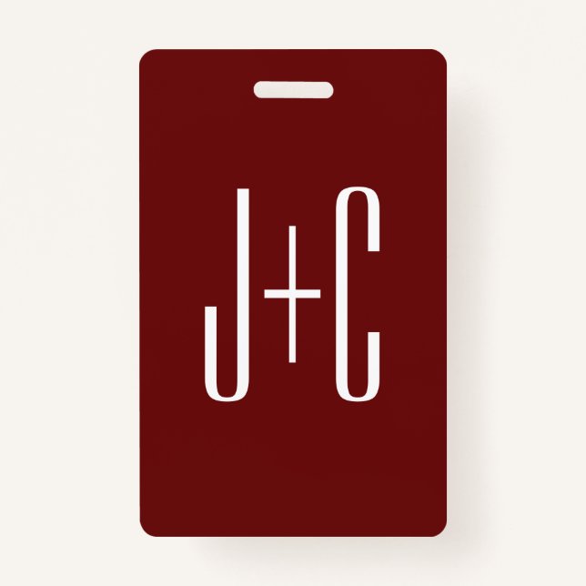 Badge Arrière - plan rouge et texte blanc de Bourgogne m (Devant)