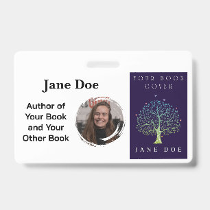 Badge Auteur Convention Book Signature Custom Book Cover
