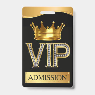 Badge avec cordon pour VIP