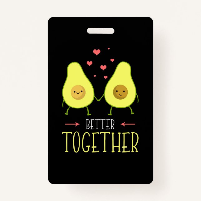 Badge Avocado Mieux Ensemble (Devant)