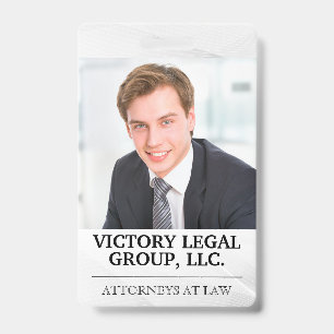 Badge Avocat Logo de la Justice Homme d'affaires