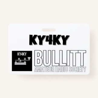 Badge B.A.R.S KY4KY Club Insigne membre