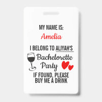 Bachelorette Party Lanyard Funny 'Acheter un verre
