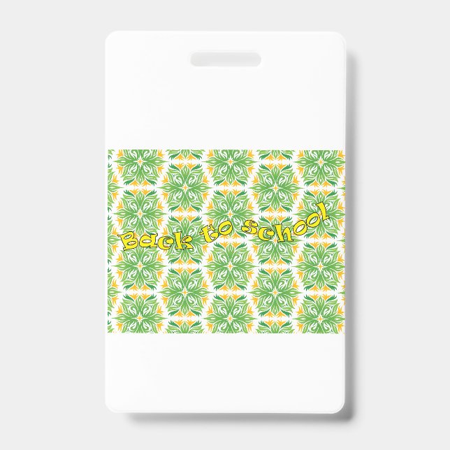 Badge Back to school (Face)