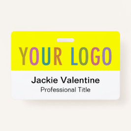 Badge Balise d'identification de travail du logo horizon