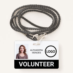 Badge Balise volontaire personnalisée Lanyard Event Team