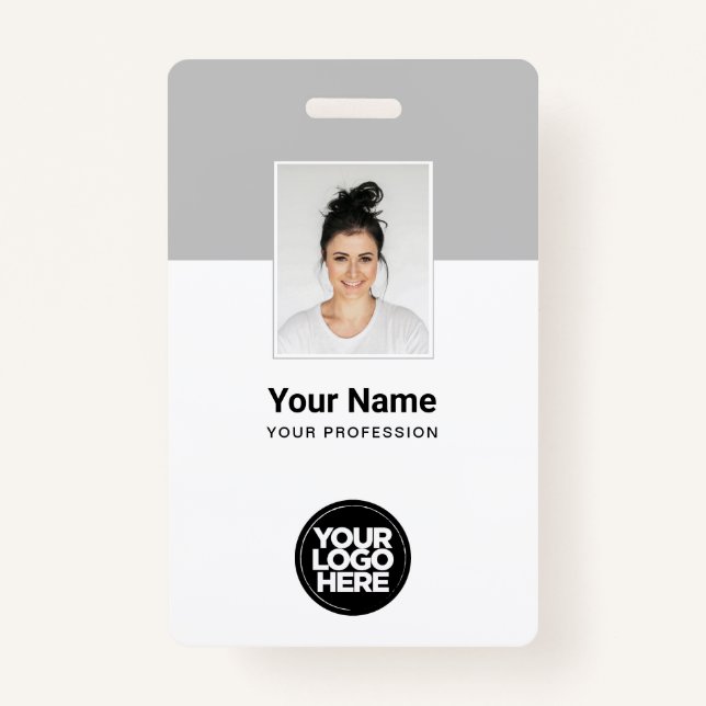 Badge Balises de nom d'employé d'entreprise personnalisé (Devant)