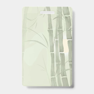 Badge Bambou vert