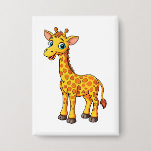 Badge Bébé Girafe Mignon Dessin Animé-35281