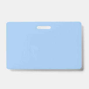 Badge Bébé yeux bleus (couleur solide)