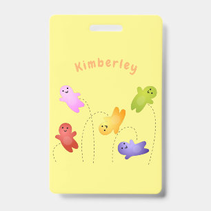 Badge Bébés en gelée mignons bonbons sucreries dessin an
