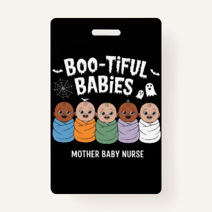 Badge Bébés nourrissants Mère Bébé Infirmière Halloween