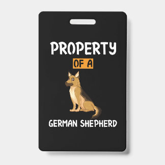Badge Beekeeper Art Propriété D'Un Berger Allemand