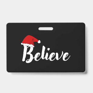 Badge Believe - Inspirational Christmas Cote design T-S