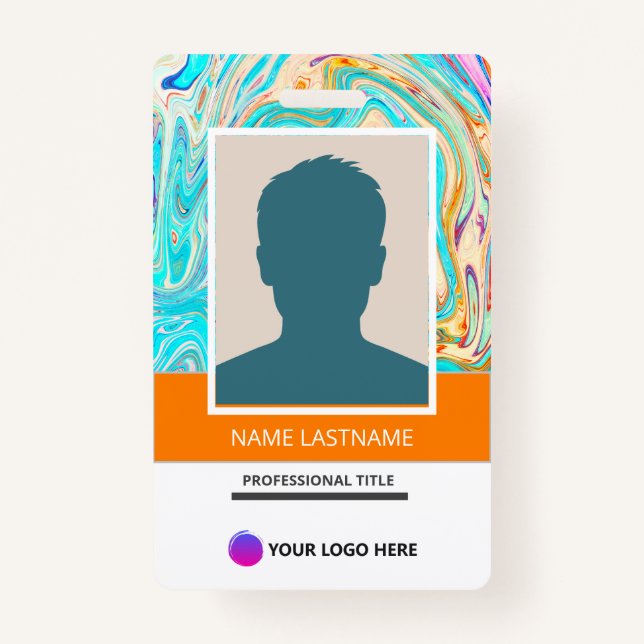 Badge Best Card Presentation ID Card for work (Devant)