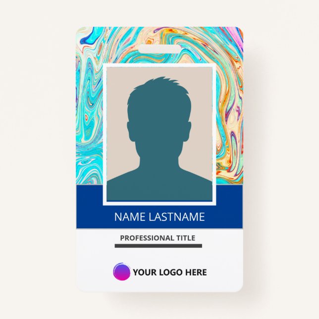 Badge Best Card Presentation ID Card for work (Devant)