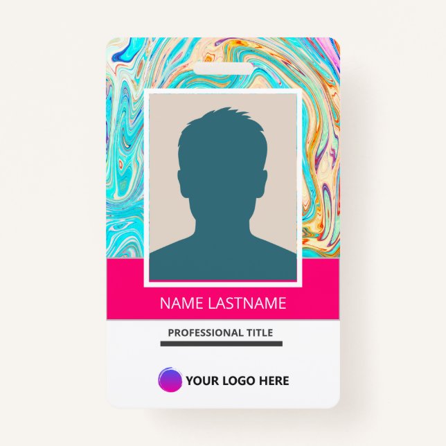 Badge Best Card Presentation ID Card for work (Devant)